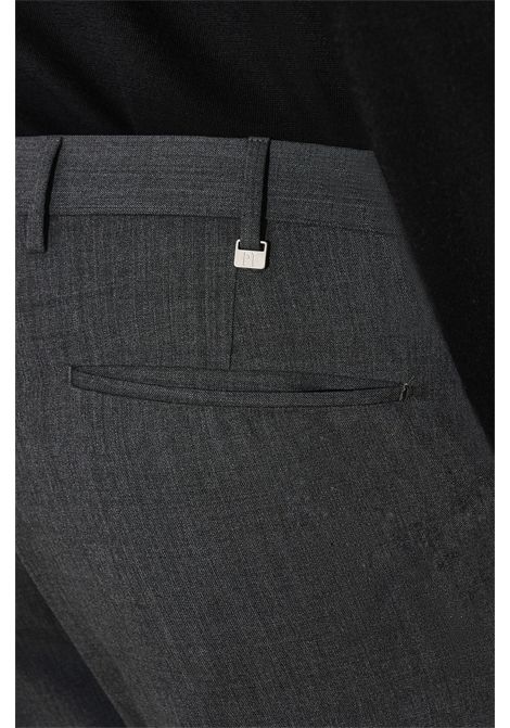 PT Torino Pantaloni Skinny Dieci in Lana Batavia Grigio Antracite Uomo PT TORINO | Pantaloni | CO-AFX0Z00FWD0250